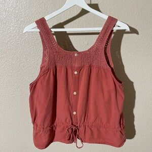 Rudy Jude Terracotta Sleeveless Blouse